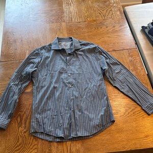 Calvin Klein Men's Blue Striped Shirt